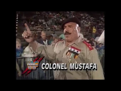 Col Mustafa in action   SuperStars March 30th, 1991