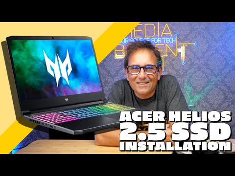 How to Install 2.5 SSD Drive for the Acer Predator Helios 300