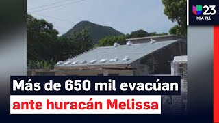 Evacúan a 650,000 personas en el oriente de Cuba ante el inminente impacto del huracán Melissa