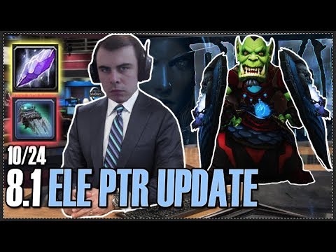 ⚡ 20k FROSTSHOCK? 8.1 UPDATE: ICEFURY BUFF & NERFS - PTR ELEMENTAL SHAMAN [BFA WoW]