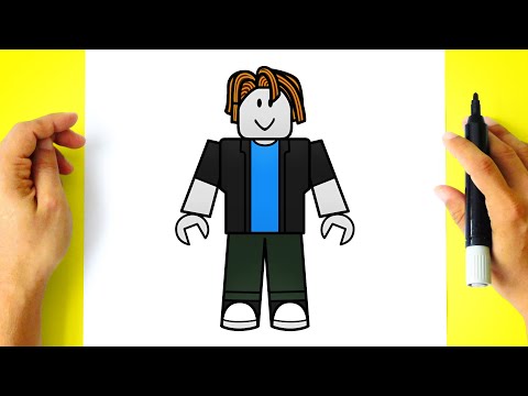 Como DESENHAR o BACON do ROBLOX - Como DIBUJAR a BACON de ROBLOX - How to DRAW a BACON from ROBLOX