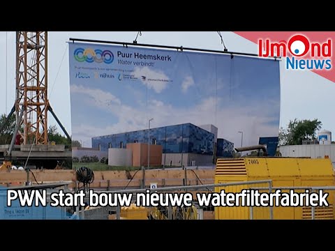 PWN start bouw nieuwe waterfilterfabriek