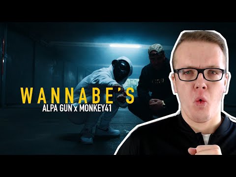 BALLERT ! ALPA GUN X MONKEY41 - WANNABE'S (prod. by ESHINO) | Reaction