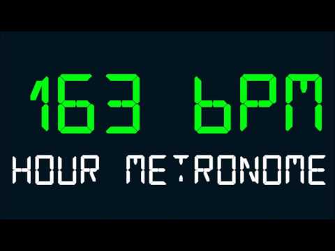 163 BPM (Beats Per Minute) Hour Metronome