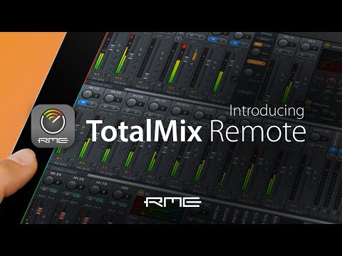 Introducing TotalMix free network remote control for iOS, PC & Mac