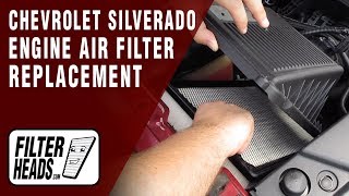 How to Replace Engine Air Filter 2016 Chevrolet Silverado 1500 V6 4.3L | TA45213, AF1519