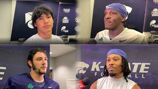 Wendell Gregory, Josh Manning, Bartley & Hawkins talk K-State fall camp