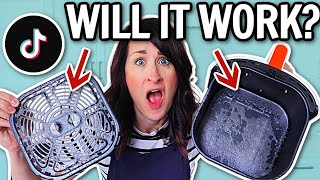 Testing VIRAL TikTok Air Fryer Cleaning Hacks - Do They Even Work?!