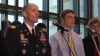 Dying Soldier Sings &quot;Tell My Father&quot; with his Son