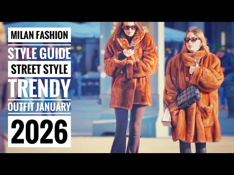MILAN WINTER STYLE GUIDE 2026 ❄️ STREET STYLE TRENDY OUTFIT COLD WEATHER