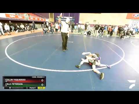 63 Lbs Cons. Round 4 - Collin Ysquierdo, WI Vs Cruz Peterson, MI Fd1e