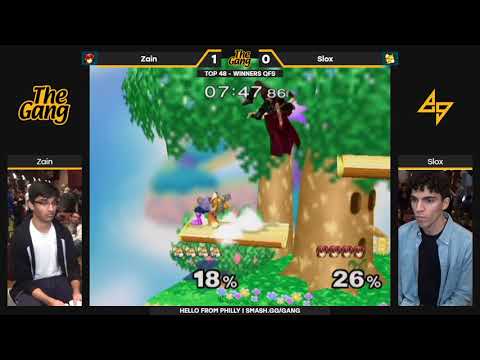 The Gang: Winners Quarters — Zain (Marth) vs. Slox (Fox) — SSBM Singles