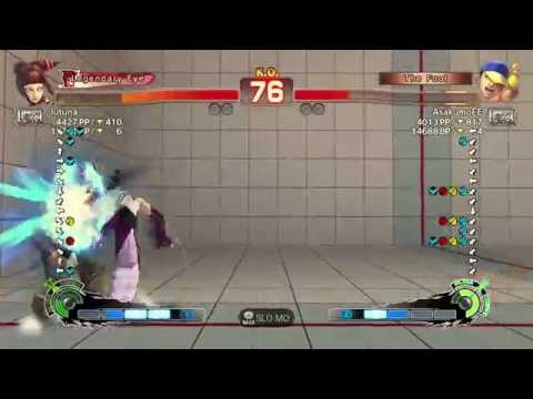 lutuna (Juri) vs AsakumoFE (Yun) ranked USF4