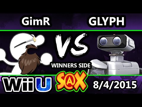 S@X 109 - Glyph (R.O.B.) Vs. VGBC | GimR (G&W) SSB4 Tournament - Smash Wii U - Smash 4