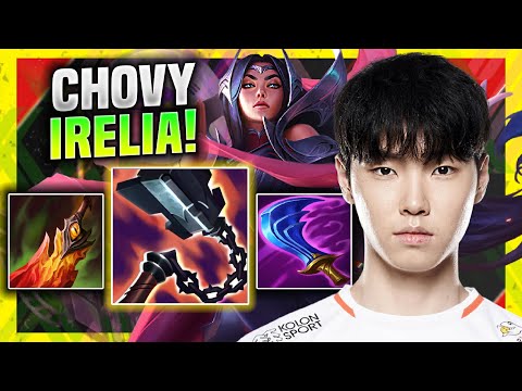CHOVY TRIES FIRST TIME NEW IRELIA REWORK! - HLE Chovy Plays Irelia Mid vs Viego! | Season 11