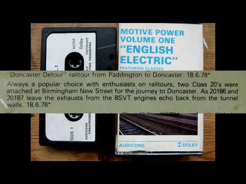 Diesel Loco Sounds 1978-1982 Audicord English Electric. Wigan Wanderer, Doncaster Detour railtours