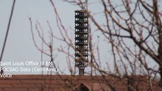 Whelen WPS-2910 (530hz) | 1 Minute Alert + Saint Louis City Siren Ambience | Concord, MO (3/3/2025)