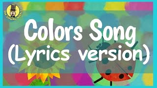 Colors Song for Kids (with lyrics) | The Singing Walrus