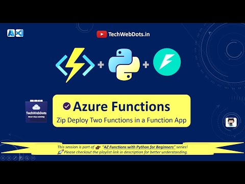 Azure Functions Multiple Functions Routes Python Fastapi Zip Deploy Http Trigger