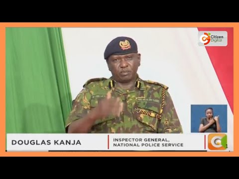 IG Kanja: Police recruitment to be transparent, corrupt individuals will face jail