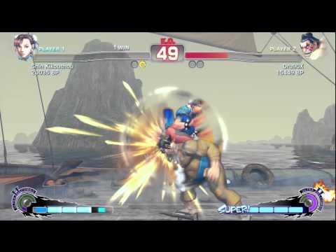 SSF4: Shin Kikoushou (Chun-Li) VS Dru90X (Honda)