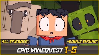 EPIC MINEQUEST 1-5 + BONUS ENDING | Remastered Version