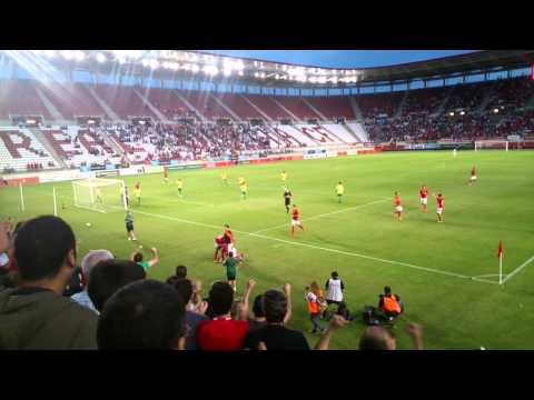 Gol de Acciari (Real Murcia 3 - 0 Tropezón)