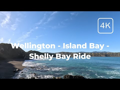 A Bike Ride Along the Wellington Coast New Zealand ASMR
