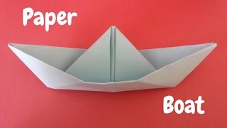 How to Make a Paper Boat  Origami Boat  Origami St