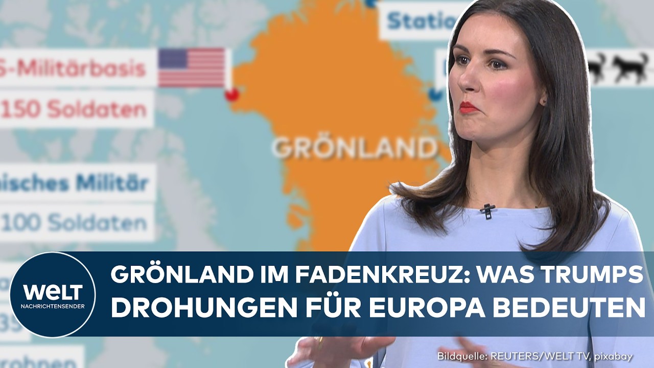GRÖNLAND: Diese Karten zeigen, warum Grönland plötzlich im Fokus steht