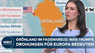 GRÖNLAND: Diese Karten zeigen, warum Grönland plötzlich im Fokus steht
