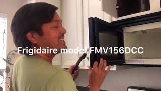 How to replace a Frigidaire microwave door handle