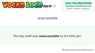 Video thumbnail for unaccessible