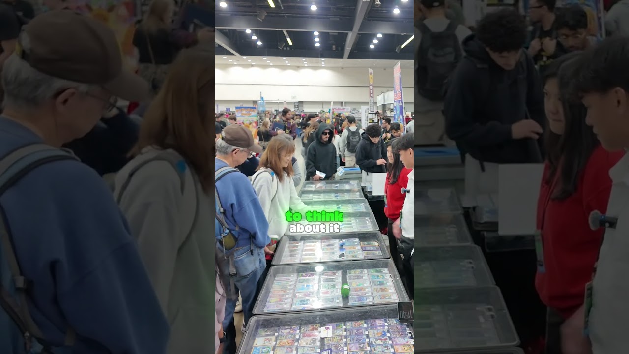 They gathered up their money for this Pikachu #pokemon #pokemoncards #cardshow #405tradingcards #tcg