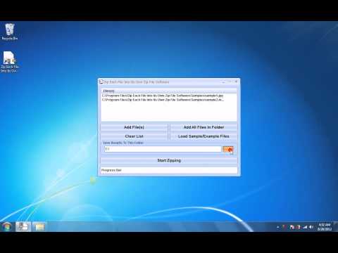 Zip Each File Into Its Own Zip File Software