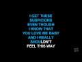 Suspicions in the style of Tim McGraw karaoke video