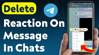 How To Delete Reaction On Message In Telegram Chats (Updated)