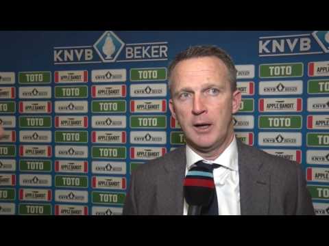 Reactie Van den Brom na AZ - SC Cambuur