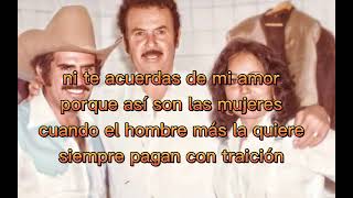 El puente roto - Antonio Aguilar - letra