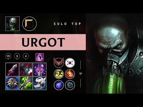 Urgot Top vs Volibear - KR Grandmaster Patch 26.01