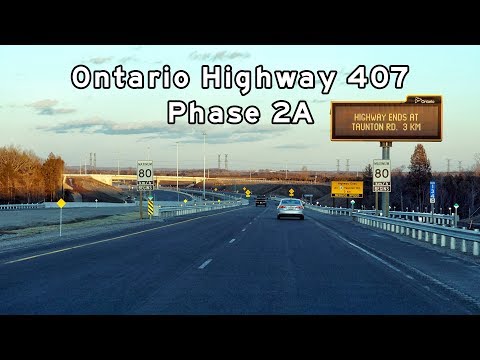 2018/02/26 - Ontario Highway 407 - Phase 2A