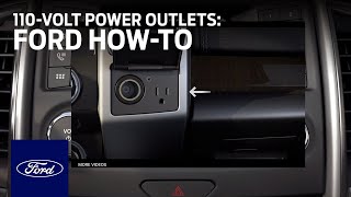 How to Use the F-Series 110-Volt Power Outlets | Ford How-To | Ford