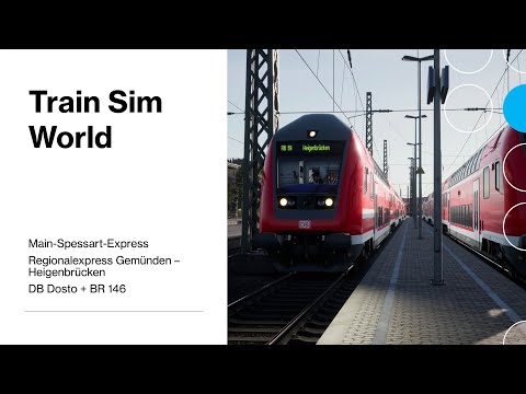 🚆Gemünden - Heigenbrücken | Germany Cabview | Train Sim World