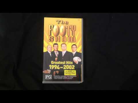 VHS review NRL footy show greatest hits 2003 VHS