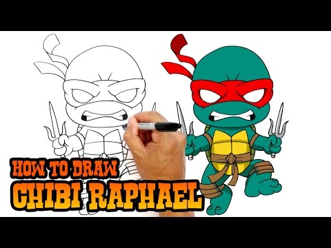 How to Draw Raphael | Teenage Mutant Ninja Turtles