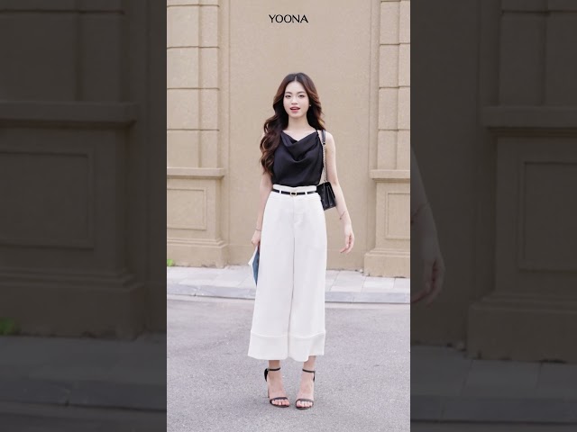 NHK6S620- Quần twill silk hàn