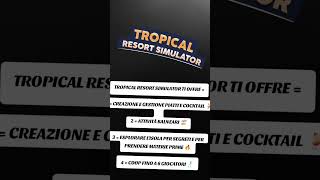 RESORT SIMULATOR... BEST SIMULATORE #short #youtubeshorts #tropicalresortsimulator #keymailer