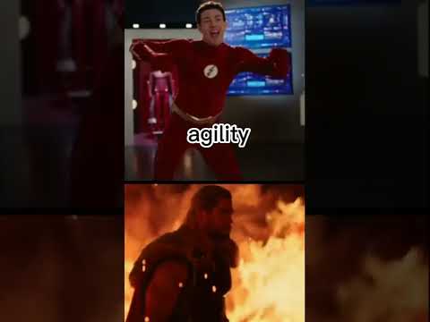 cw flash vs thor !