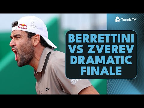 THRILLING Matteo Berrettini vs Alexander Zverev Finale! | Monte-Carlo 2025 Highlights