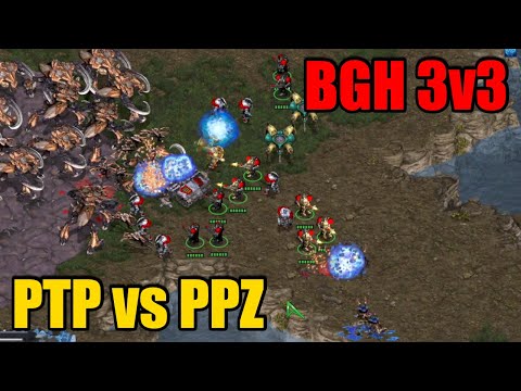 StarCraft BGH 3v3 | Big Game Hunters | Brood War | TeamPlay